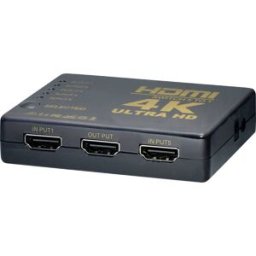Maxtrack CS 1-5 L Switch HDMI avec télécommande noir