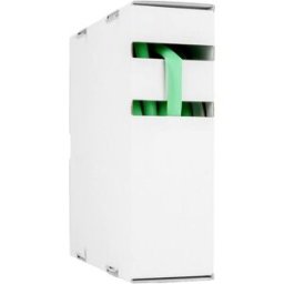 Hongshang 211195958 Gaine thermorétractable sans colle vert 12.70 mm 6.40 mm Taux de retreint:2:1 8 m