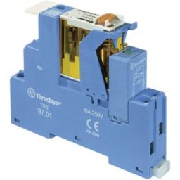 Finder 4C.01.8.024.0060 Module relais Tension nominale: 24 V/AC Courant de commutation (max.): 16 A 1 inverseur (RT) 1 pc(s)