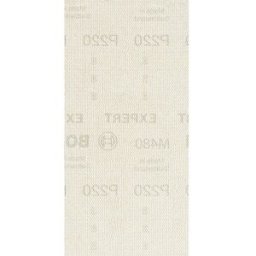 Bosch Accessories EXPERT M480 2608900748 Grille abrasive pour ponceuse orbitale non perforé Grain 220 (L x l) 186 mm x 93 mm 10 pc(s)
