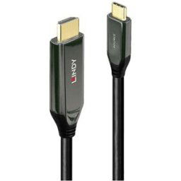 Câble adaptateur LINDY USB-C® USB-C® mâle, Fiche mâle HDMI-A 3.00 m noir 43369 8K UHD Câble HDMI