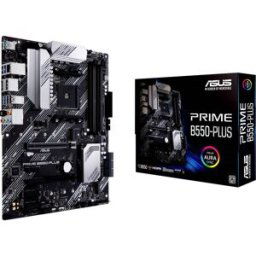 Asus PRIME B550-PLUS Carte mère Socket (PC) AMD AM4 Facteur de forme (détails) ATX Chipset de la carte mère AMD® B550