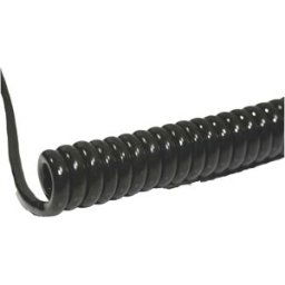 BKL Electronic 1506206 Câble spiralé Li12Y11Y 400 mm/ 1600 mm;8 x 0.14 mm²;noir1 pc(s)