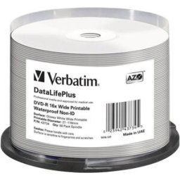 DVD-R vierge Verbatim 43734 50 pc(s) 4.7 GB 120 min imprimable