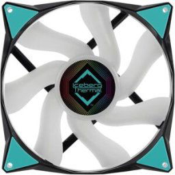 Iceberg Thermal IceGALE ARGB Ventilateur pour PC noir