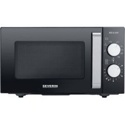 Severin MW 7762 Micro-ondes noir, acier inoxydable 800 W fonction grill