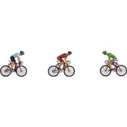 NOCH H0 Pilote de vélo de course peint à la main, debout