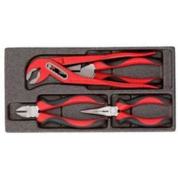 Gedore RED 3301717 Jeu de pinces 4 pièces