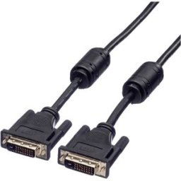 ROLINE Câble DVI pour écran, M-M, (24+1) dual link, 2 m