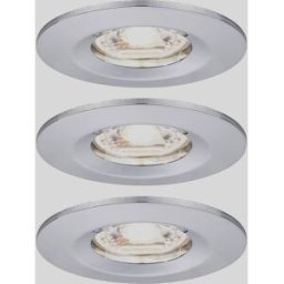 Paulmann 94303 EBL Nova mini Coin Luminaire à LED encastrable jeu de 3 LED 4 W chrome