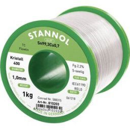 Etain de soudure sans plomb Flowtin TC 1 mm Stannol
