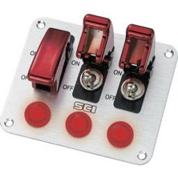 Panneau de commande de voiture TRU COMPONENTS TC-R18-P3A 1587938 12 V/DC 20 A 1 x Off/On à accrochage 1 pc(s)
