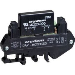 Crydom Relais à semi-conducteurs DRA1-MCX240D5 5 A Tension de contact (max.): 280 V/AC à commutation au zéro de tension 1 pc(s)
