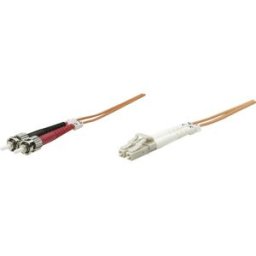 Câble de raccordement FO Intellinet 470445 [1x LC mâle - 1x ST mâle] 50/125 µ Multimode OM2 10.00 m