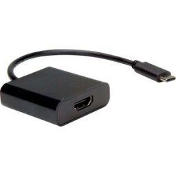Câble adaptateur Value USB-C® / HDMI USB-C® mâle, Prise femelle HDMI-A 0.10 m noir 12.99.3211 Câble dafficheur USB-C®
