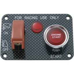 Panneau de commande de voiture TRU COMPONENTS TC-R18-Q1A-23B423L3R17100L 1587961 12 V/DC 50 A 1 x Off/On à accrochage, à rappel 1 pc(s)