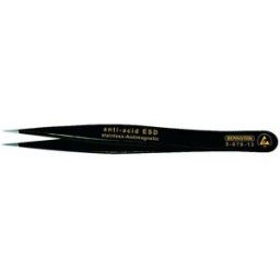 Bernstein Tools for Electronics 5-076-13 Pince brucelle CMS 00 SA-ESD pointue 120 mm