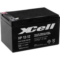 Batterie au plomb 12 V 12 Ah XCell XP1212 plomb (AGM) (l x H x P) 151 x 101 x 98 mm cosses plates 6,35 mm sans entretien, certification VdS