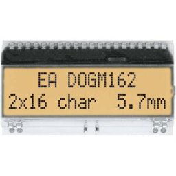DISPLAY VISIONS Afficheur 7 segments blanc 5.57 mm 3.3 V, 5 V Nombre de chiffres: 2 EADOGM162W-A.