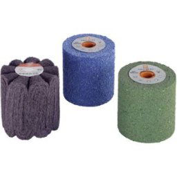 Set en acier inoxydable pour le satinage de surfaces Fein