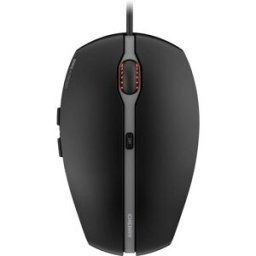 CHERRY GENTIX 4K Souris USB optique noir 6 Boutons 800 dpi, 1200 dpi, 2400 dpi, 3600 dpi éclairé