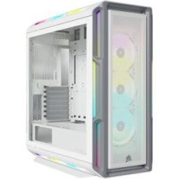 Tour midi Corsair iCUE 5000T RGB Boîtier PC blanc