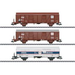 Märklin 47316 Lot de 3 wagons de marchandises H0 GBS 14 m Frico de la NS