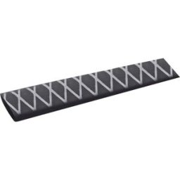 TRU COMPONENTS 1572155 Gaine thermorétractable sans colle noir 45 mm 22.50 mm Taux de retreint:2:1 1 m