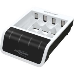 Ansmann Comfort Smart Chargeur de piles rondes NiMH LR03 (AAA), LR6 (AA)