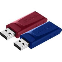 Verbatim Slider Clé USB 32 GB rouge, bleu 49327 USB 2.0