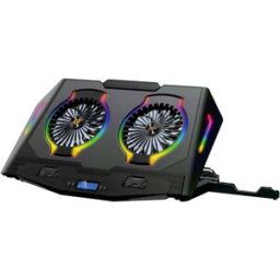 Conceptronic THYIA ERGO Gaming-Notebook Kühlständer mit 2 Lüftern Support dordinateur portable avec fonction refroidissante