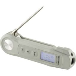 VOLTCRAFT UKT-100 Thermomètre à sonde à piquer Plage de mesure de température -40 à 280 °C lampe de poche LED, mesure IR sans contact, IP65
