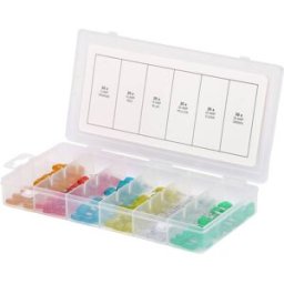 KS Tools 970.0280 970.0280 Mini fusible plat pour voiture 5 A, 10 A, 15 A, 20 A, 25 A, 30 A 120 parties
