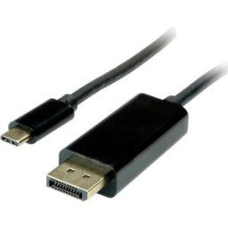 Câble adaptateur Value USB-C® / DisplayPort USB-C® mâle, Fiche mâle DisplayPort 2.00 m noir 11.99.5846 Câble dafficheur USB-C®