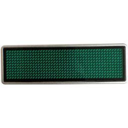 Badge porte-noms LED upscreen 125907 vert 44 x 11 Pixel (l x H x P) 93 x 30 x 6 mm 1 pc(s)