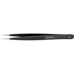 Knipex 92 21 01 ESD antistatique (ESD) Pince brucelle ESD 1 pièce pointue, fine, extra mince 128 mm