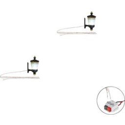 Luminaire dentrée simple Woodland Scenics WJP5659 modèle fini N 2 pc(s)