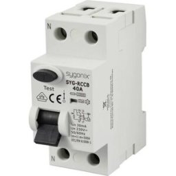 Sygonix SY-6438016 SYG-RCCB 1P+N/A40/10kA/30mA Interrupteur différentiel à courant résiduel A 2 pôles 40 A 0.03 A 230 V/AC