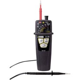 Testeur de tension à 2 pôles Chauvin Arnoux C.A 762 CAT IV 600 V LED, Acoustique