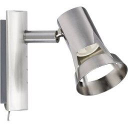 Paulmann Teja 66698 Projecteur mural GU10 10 W LED nickel (satiné)