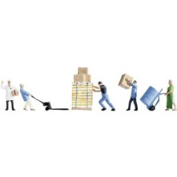 5 figurines d ouvriers NOCH 45038