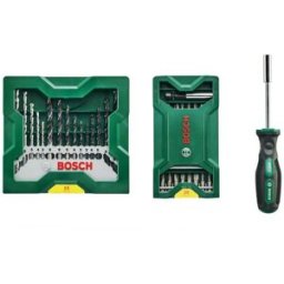 Bosch Accessories Mini X-Lin 2607017655 Jeu dembouts 41 pièces avec tournevis porte-embout