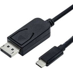 Câble adaptateur Roline USB-C® / DisplayPort USB-C® mâle, Fiche mâle DisplayPort 2.00 m noir 11.04.5846 Câble dafficheur USB-C®