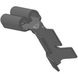 Vogt Verbindungstechnik 3766w.67 Cosse clip coudé Largeur daccouplement: 2.80 mm Épaisseur de contact: 0.80 mm 90 ° non isolé étain 500 pc(s)