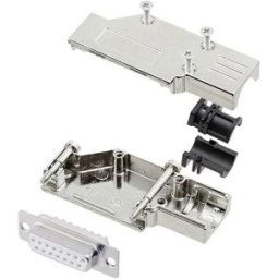 encitech DCMR15-FK-DMS-W-K 6355-8065-32 Kit embase SUB-D femelle 90 ° Nombre de pôles: 15 fût à souder 1 pc(s)
