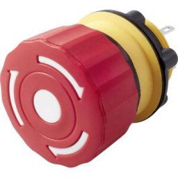 TRU COMPONENTS TC-LAS1-A22Y-01TSB Arrêt durgence 250 V/AC 3 A 1 NF (R) IP65 1 pc(s)