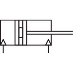 Vérin cylindrique IMI NORGREN RM/8020/M/100 Longueur de course: 100 mm Dimension produit, Ø: 20 mm 1 pc(s)
