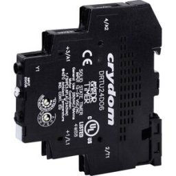 Crydom Relais à semi-conducteurs DRTC06D06 6 A Tension de contact (max.): 48 V/DC à commutation au zéro de tension 1 pc(s)