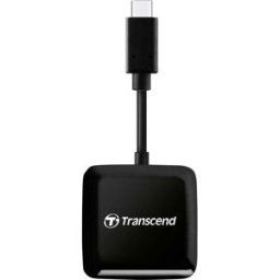 Transcend TS-RDC3 Lecteur de carte mémoire externe USB-C® noir