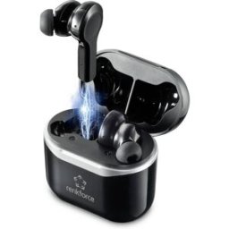 Renkforce RF-NCE-500 Écouteurs intra-auriculaires Bluetooth noir Noise Cancelling micro-casque, volume réglable